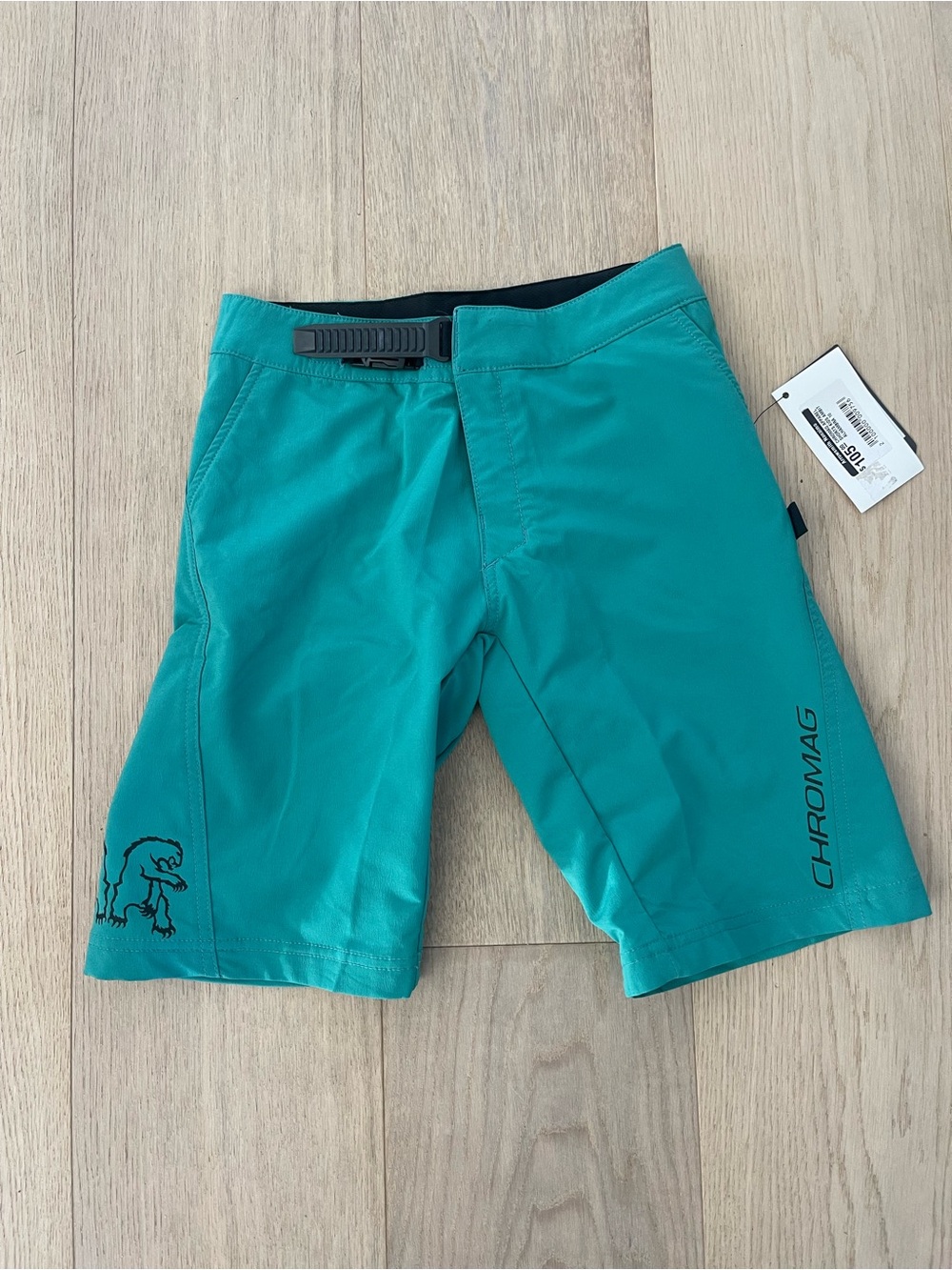 Kids mountain bike Shorts in Teal